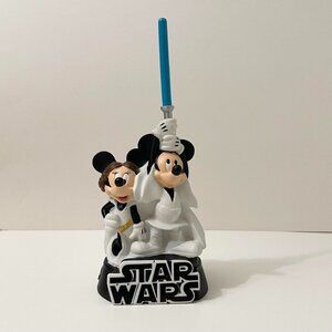 2009 Star Wars Disney Mickey & Minnie Mouse Star Tours Coin Piggy Bank Figurine
